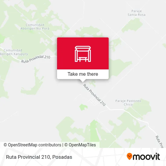 Ruta Provincial 210 map