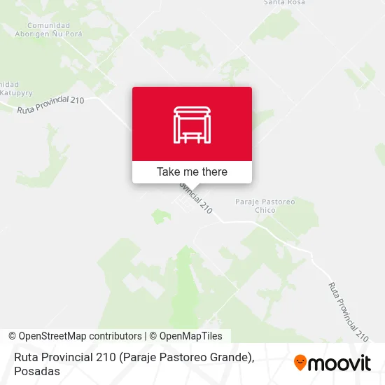 Ruta Provincial 210 (Paraje Pastoreo Grande) map