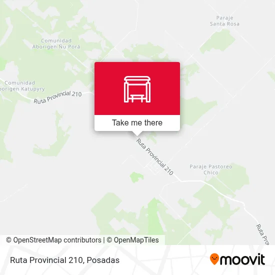 Ruta Provincial 210 map