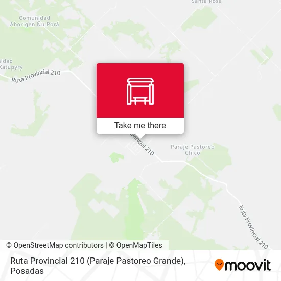 Ruta Provincial 210 (Paraje Pastoreo Grande) map