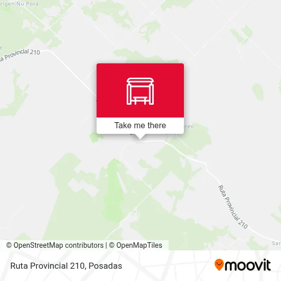 Ruta Provincial 210 map