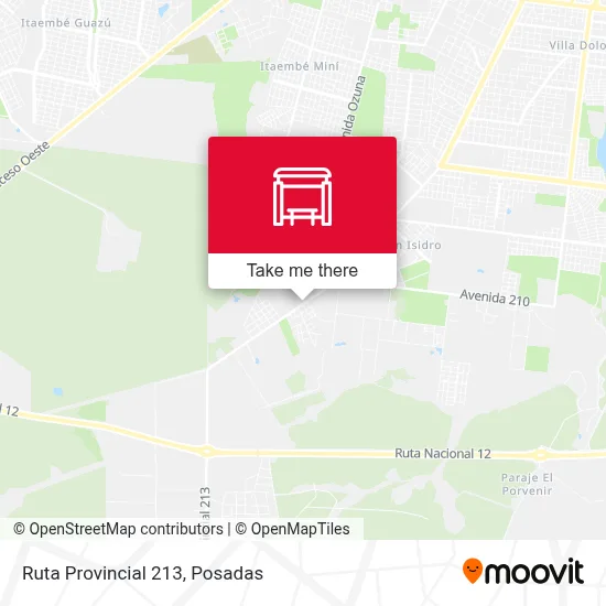 Ruta Provincial 213 map