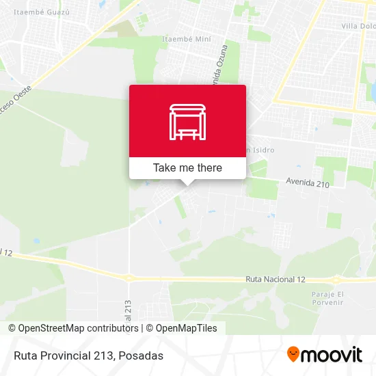 Ruta Provincial 213 map