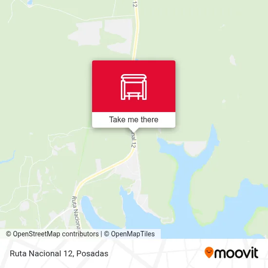 Mapa de Ruta Nacional 12