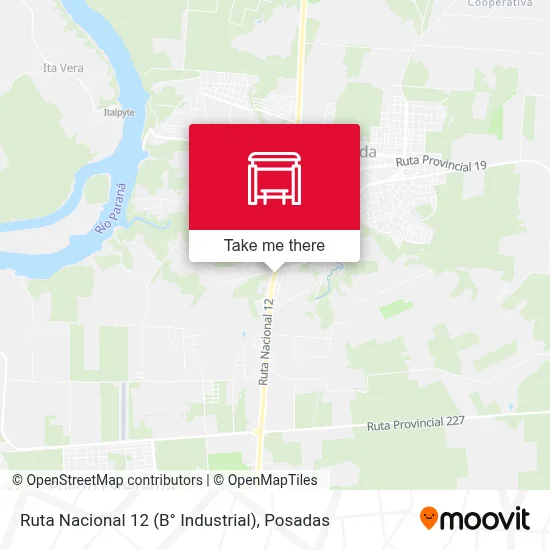 Ruta Nacional 12 (B° Industrial) map