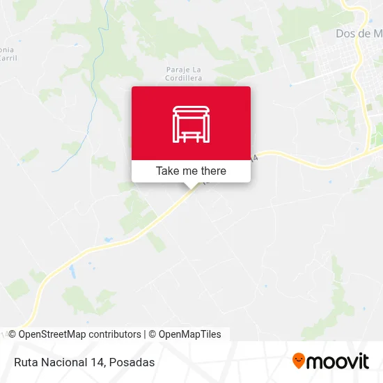 Ruta Nacional 14 map