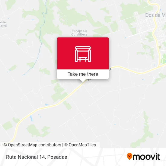 Ruta Nacional 14 map