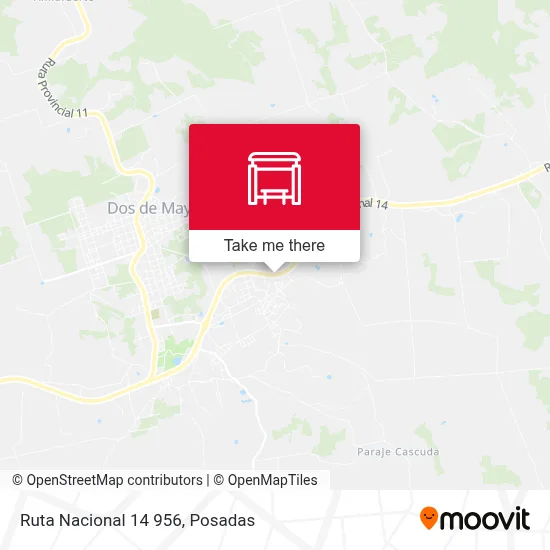 Ruta Nacional 14 956 map