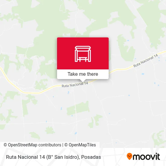 Ruta Nacional 14 (B° San Isidro) map