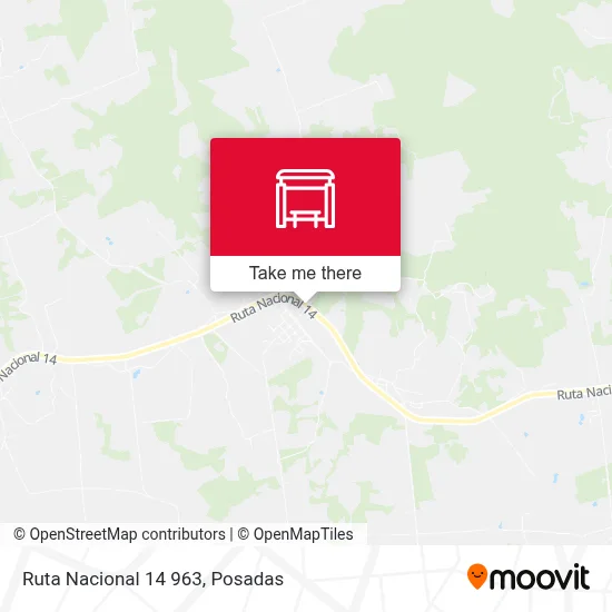 Ruta Nacional 14 963 map