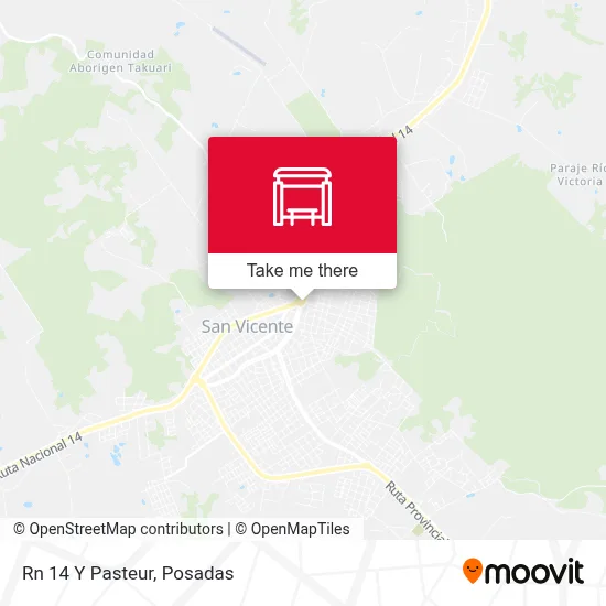 Mapa de Rn 14 Y Pasteur