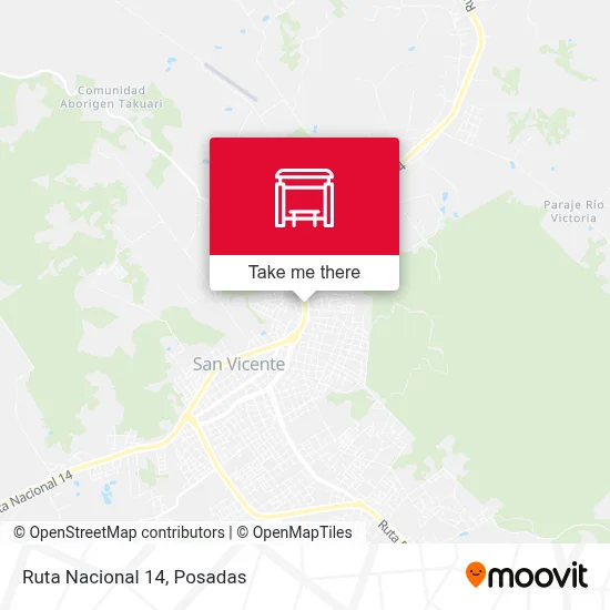 Ruta Nacional 14 map