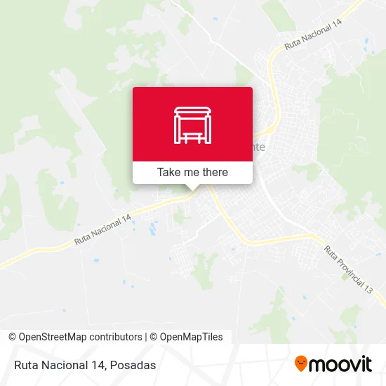 Ruta Nacional 14 map