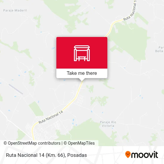 Ruta Nacional 14 (Km. 66) map