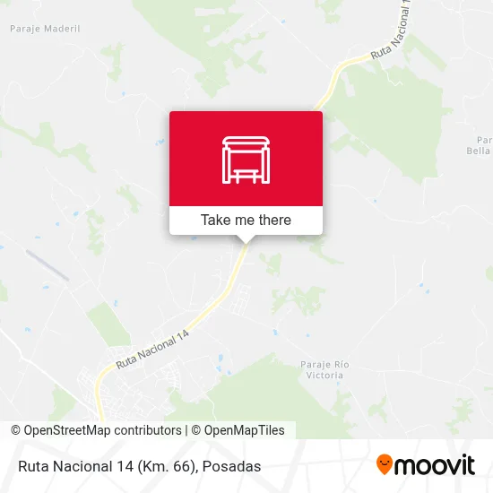 Ruta Nacional 14 (Km. 66) map
