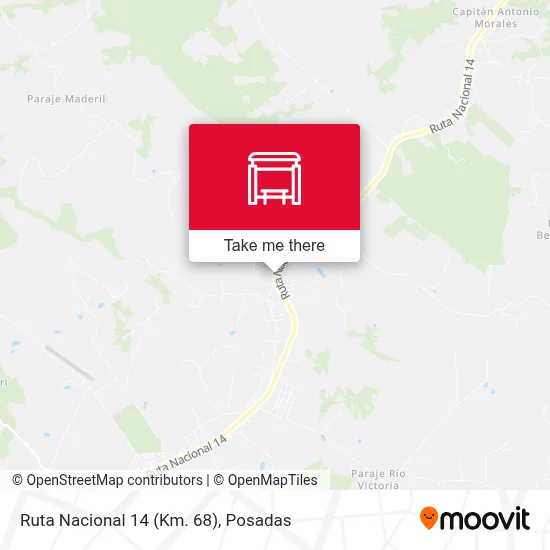 Ruta Nacional 14 (Km. 68) map