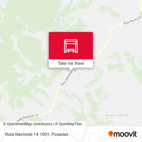 Ruta Nacional 14 1001 map