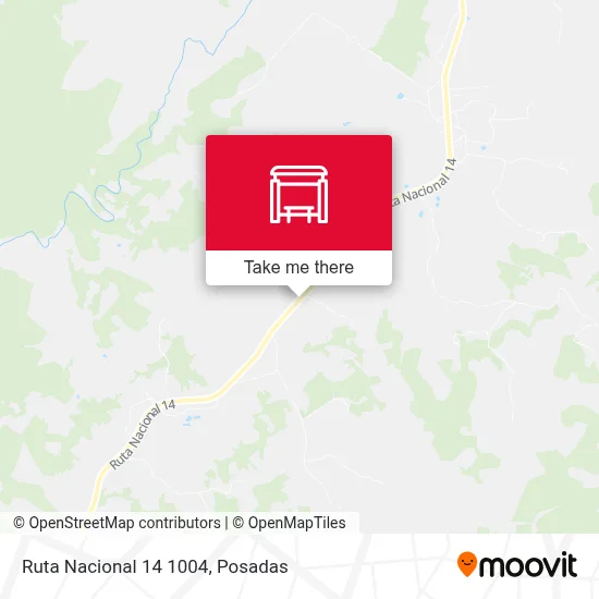 Mapa de Ruta Nacional 14 1004