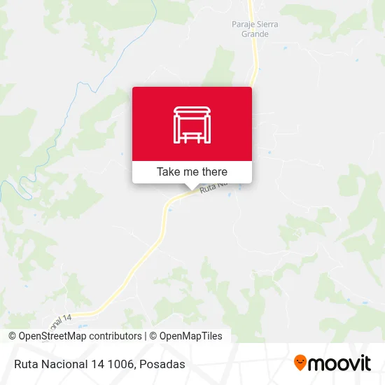 Mapa de Ruta Nacional 14 1006