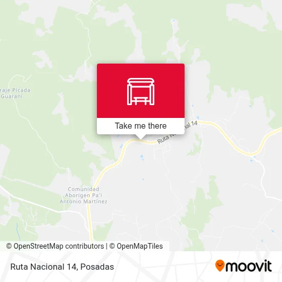 Ruta Nacional 14 map