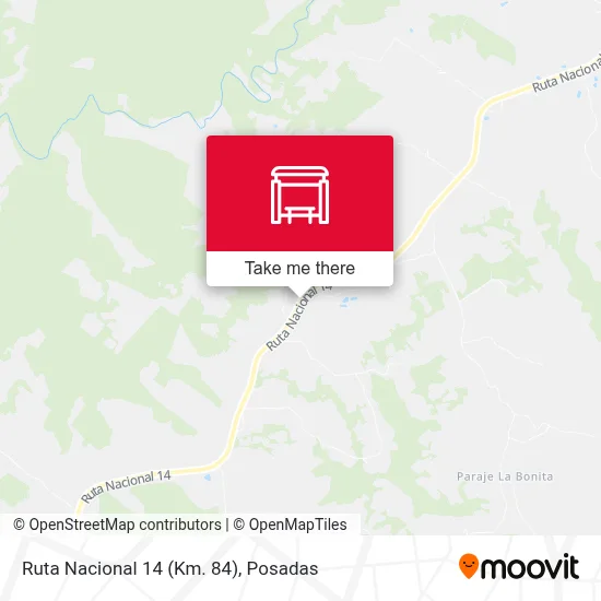 Ruta Nacional 14 (Km. 84) map
