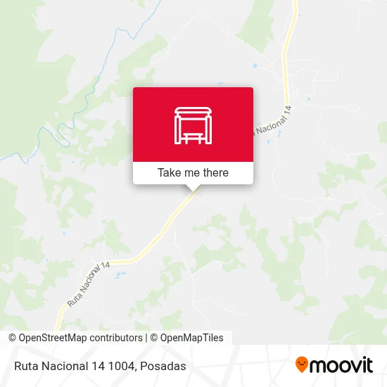 Mapa de Ruta Nacional 14 1004