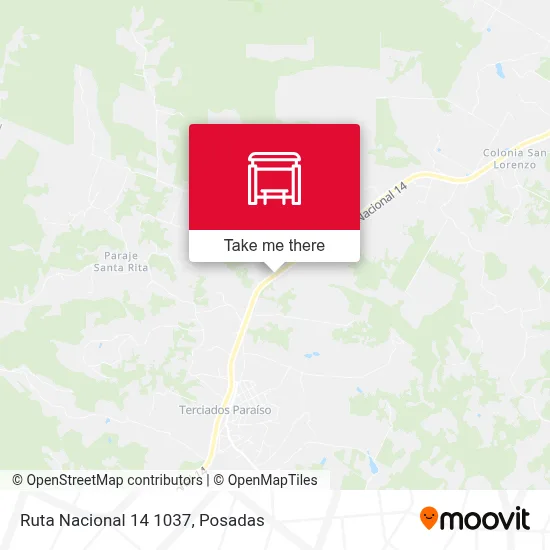 Ruta Nacional 14 1037 map