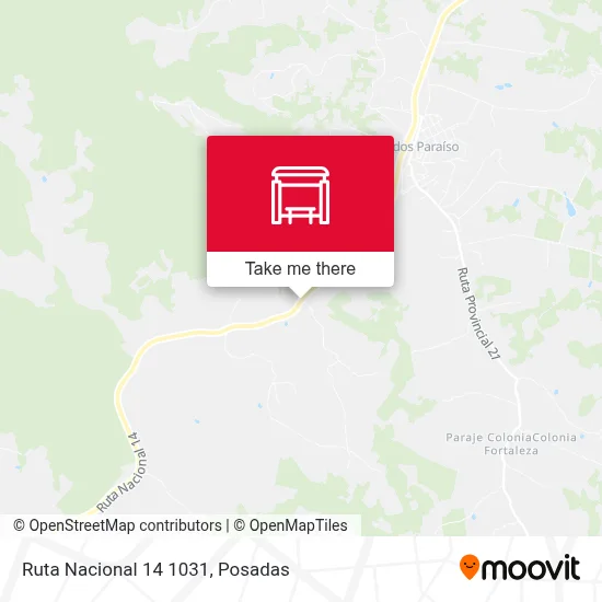 Ruta Nacional 14 1031 map