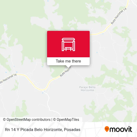 Rn 14 Y Picada Belo Horizonte map