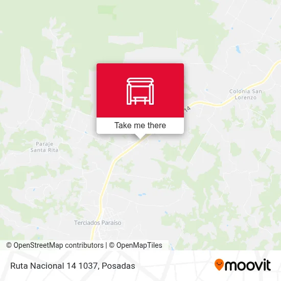 Ruta Nacional 14 1037 map