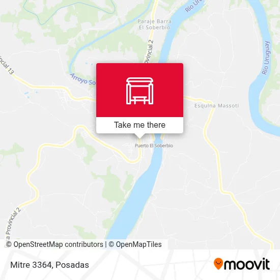 Mitre 3364 map