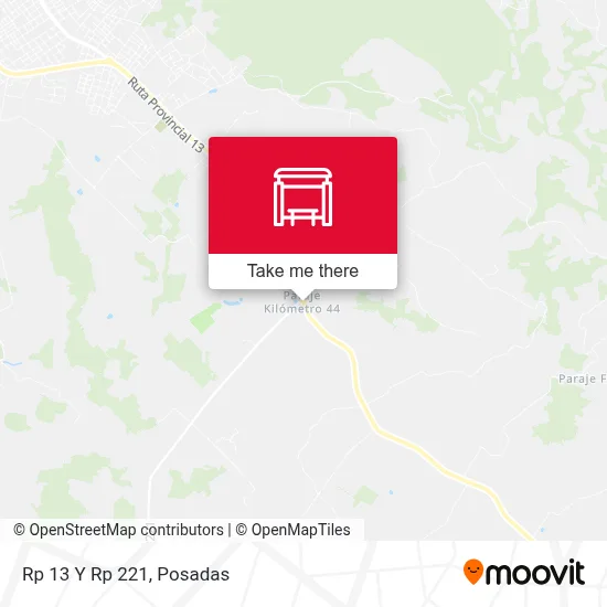 Mapa de Rp 13 Y Rp 221