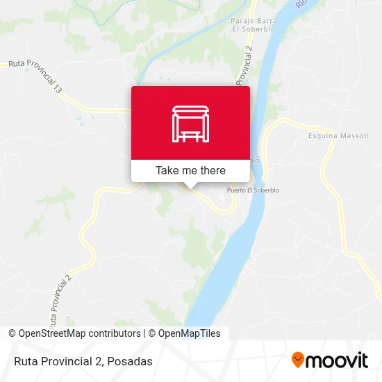 Mapa de Ruta Provincial 2