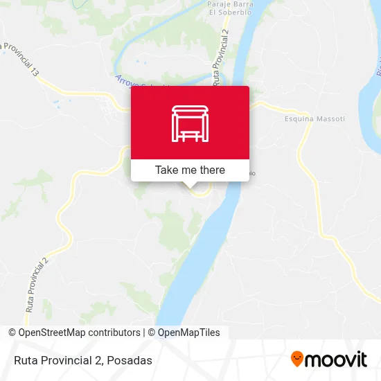 Mapa de Ruta Provincial 2
