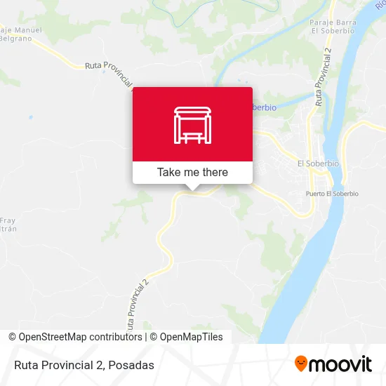 Mapa de Ruta Provincial 2