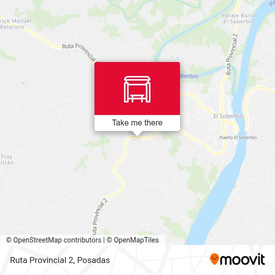 Mapa de Ruta Provincial 2