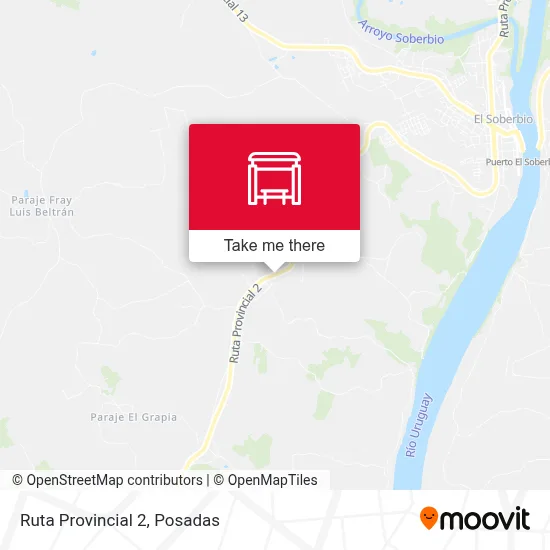 Mapa de Ruta Provincial 2