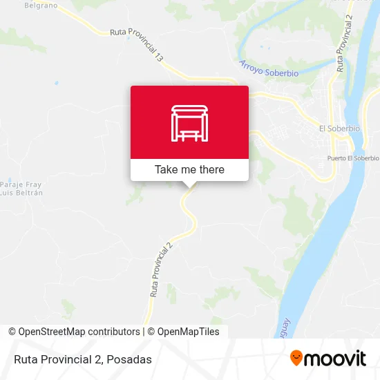 Mapa de Ruta Provincial 2
