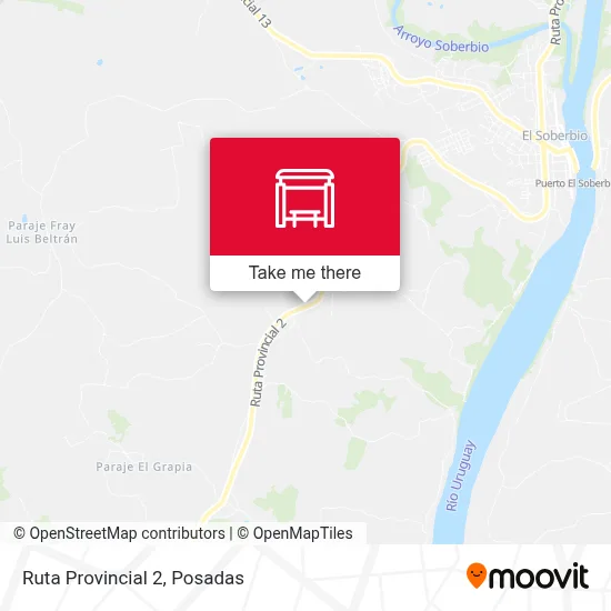 Mapa de Ruta Provincial 2