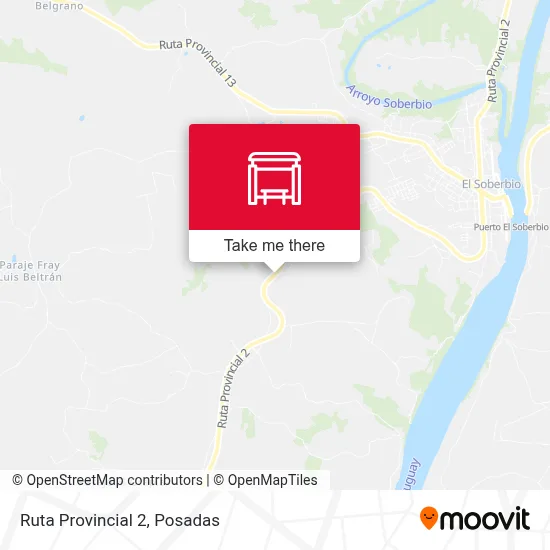 Mapa de Ruta Provincial 2
