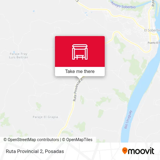 Mapa de Ruta Provincial 2