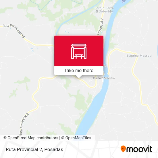 Mapa de Ruta Provincial 2