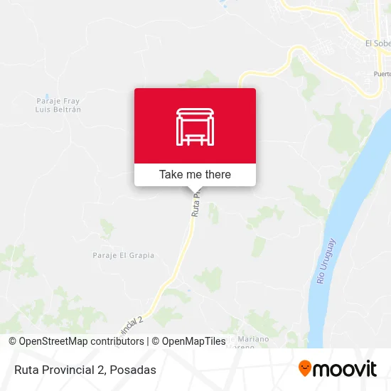 Mapa de Ruta Provincial 2