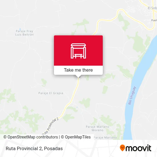 Mapa de Ruta Provincial 2