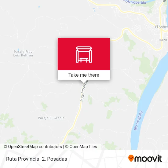 Mapa de Ruta Provincial 2