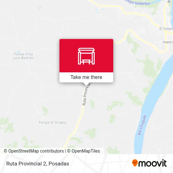 Mapa de Ruta Provincial 2