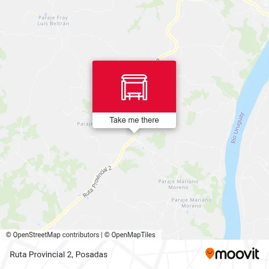 Mapa de Ruta Provincial 2