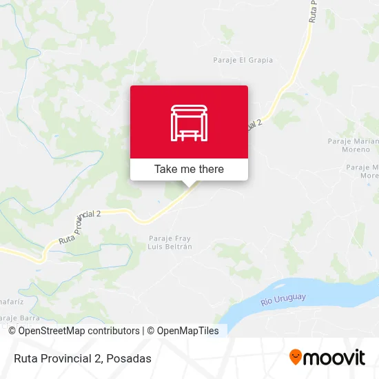 Mapa de Ruta Provincial 2