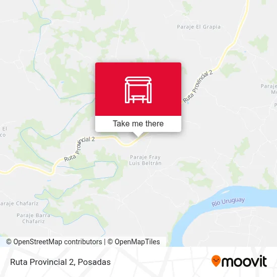 Mapa de Ruta Provincial 2