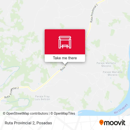 Mapa de Ruta Provincial 2